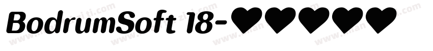 BodrumSoft 18字体转换